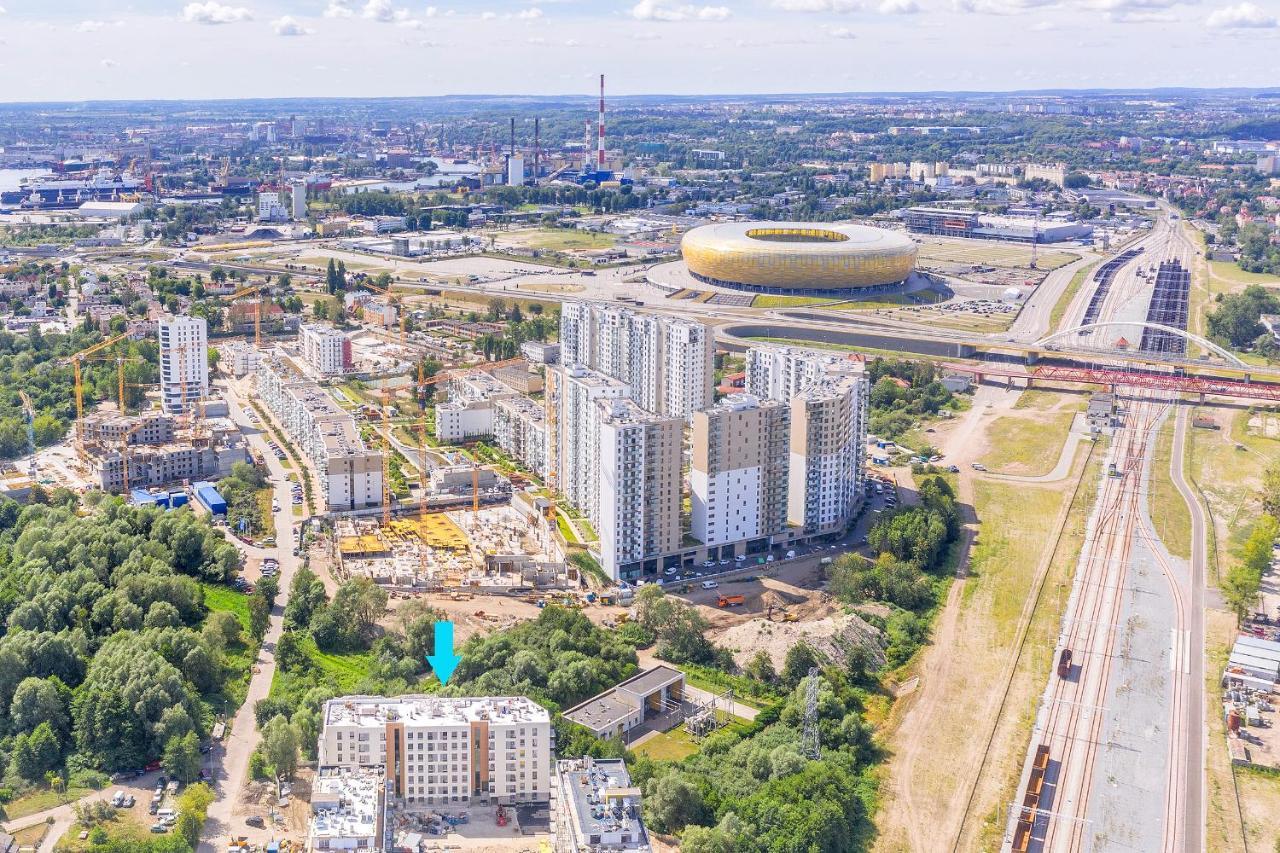 Apartament Nowa Letnica, Osiedle Latarnikow Gdanskアパートメント エクステリア 写真